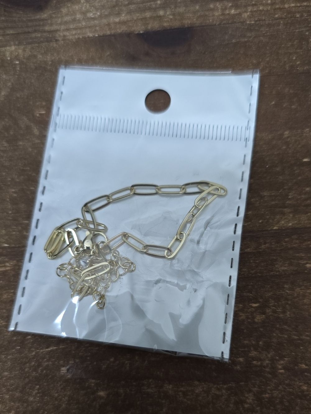 Gold Link Chain Bracelet with Lobster Clasp - Women Jewelry